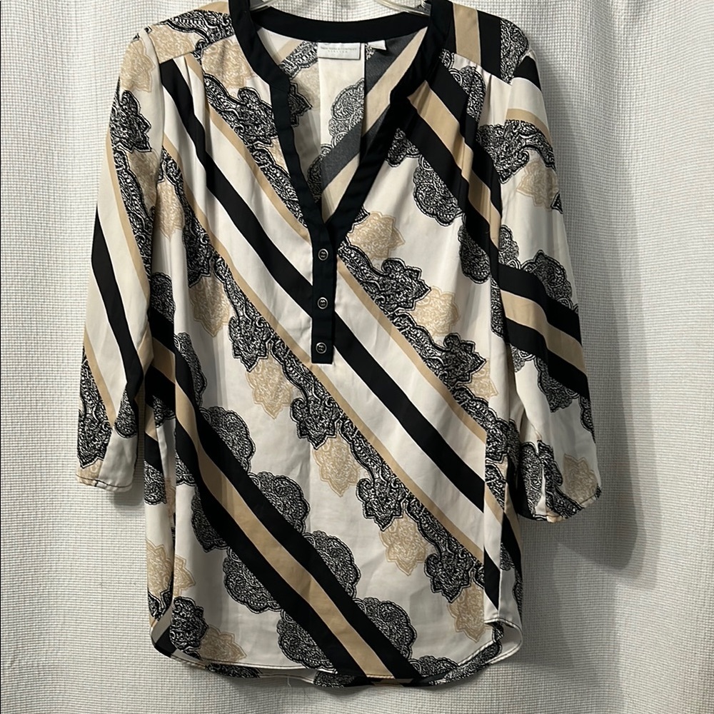 New York & Company Satin Blouse